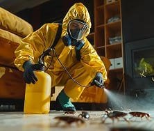 Pest control - indoor spraying